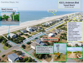 S Topsail 2BR Sleeps 5 Walk to the Beach and Downtown